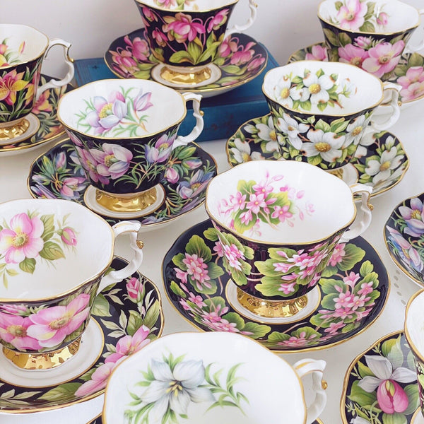 Royal Albert Provincial Flowers teacup duos x10, tea set