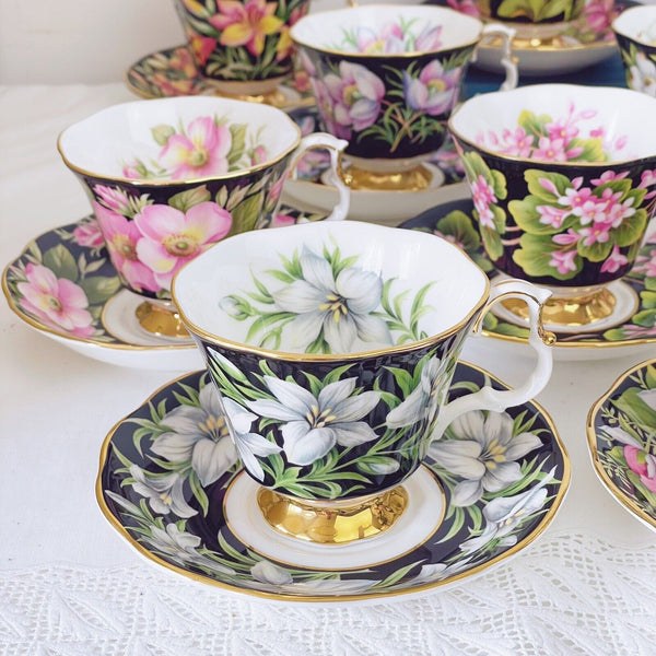 Royal Albert Provincial Flowers teacup duos x10, tea set