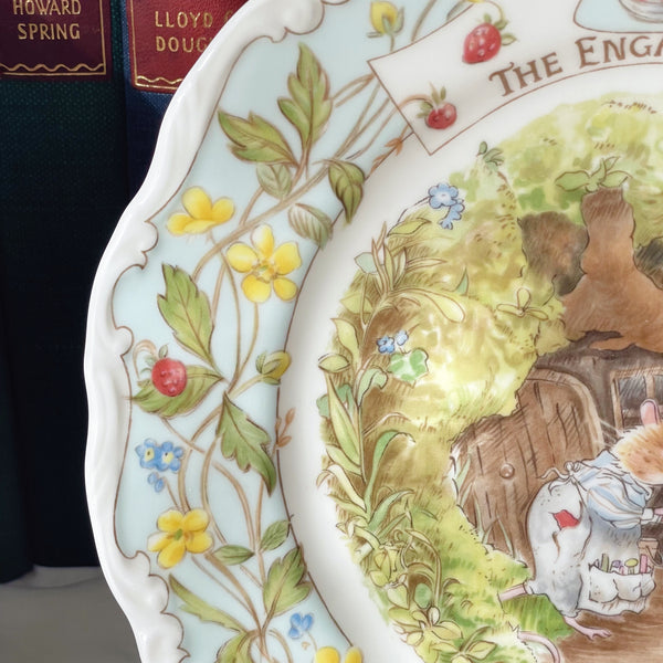 Brambly Hedge The Engagement collectors plate, Royal Doulton