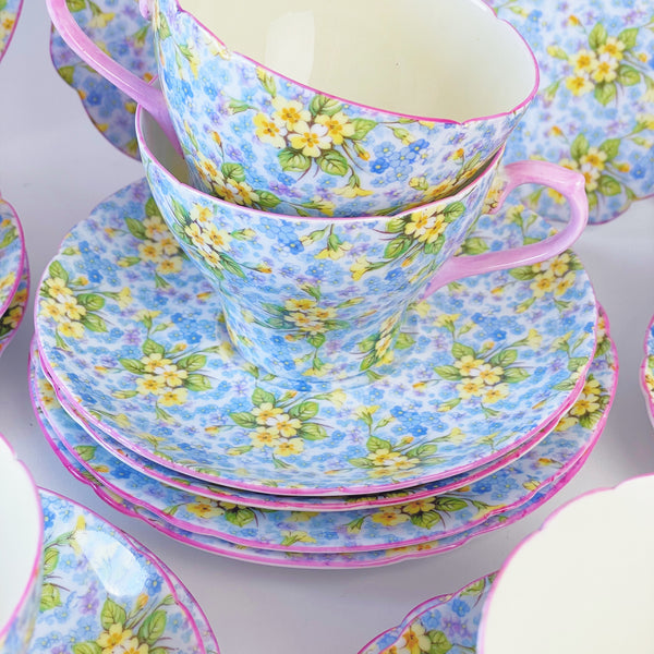 Vintage Shelley Primrose Chintz tea set - priced individually